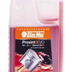 Divtaktu eļļa Oleo-Mac 1L ar dozatoru