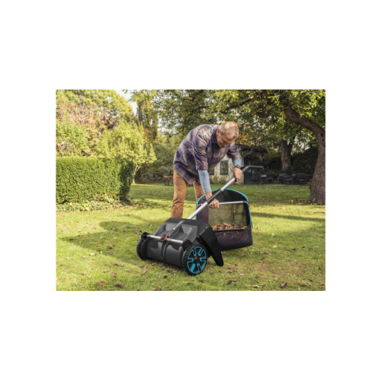 Manuālais lapu un zāles savācējs