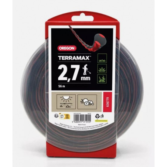 Trimmera aukla 2.7mm /56m Terramax
