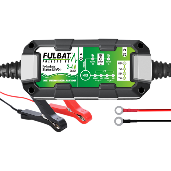 Fulload F4 lādētājs 6/12V 2-4A