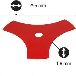 Zāles asmens trīsstūris 255-3 (20mm/25.4mm)