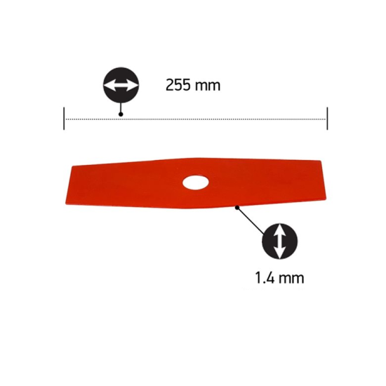 2 -zobu zāles asmens 255 (20mm/25.4mm)