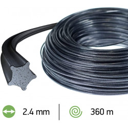 Trimmera aukla 2.4mm /360m Nylium Starline