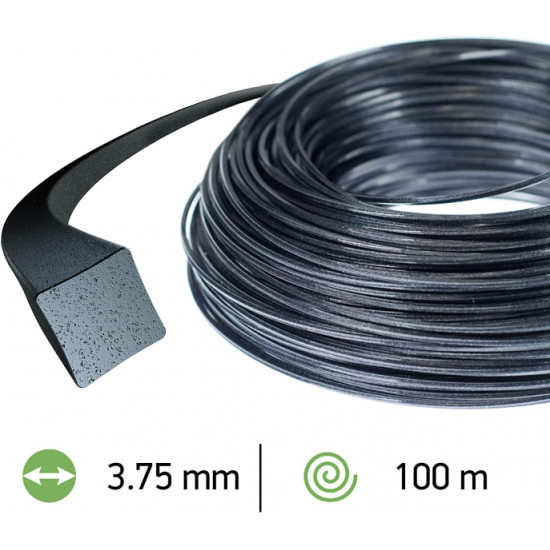 Trimmera aukla 3.75mm /100m Nylium Square