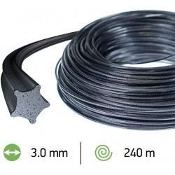 Trimmera aukla 3.0mm /240m Nylium Starline