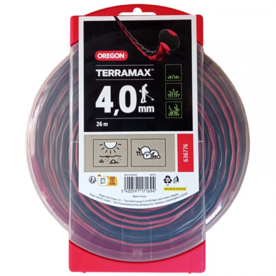 Trimmera aukla 4.0mm /26m Terramax