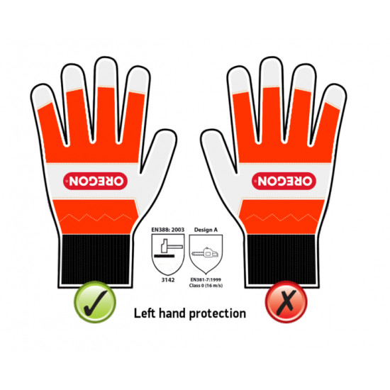 Oregon cimdi ar aizsardzību 10