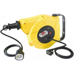 Automātiskā kabeļa spole 9+2m, 230V, sienas, 3x1,5mm, Brennenstuhl