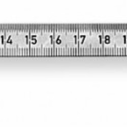 497 tipa tērauda lineāls, 500 mm, Scala
