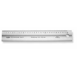 418 tipa alumīnija lineāls, 1000 mm, Scala