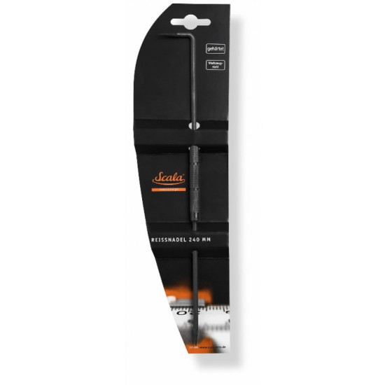 Tērauda skrāpis ar 2 adatām, 240 mm, Scala