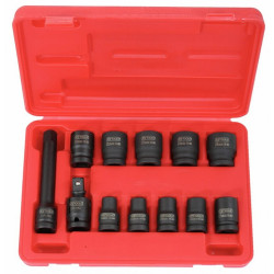 Triecienmuciņu komplekts 1/2´´, 10-24 mm, 12 gab., KS Tools