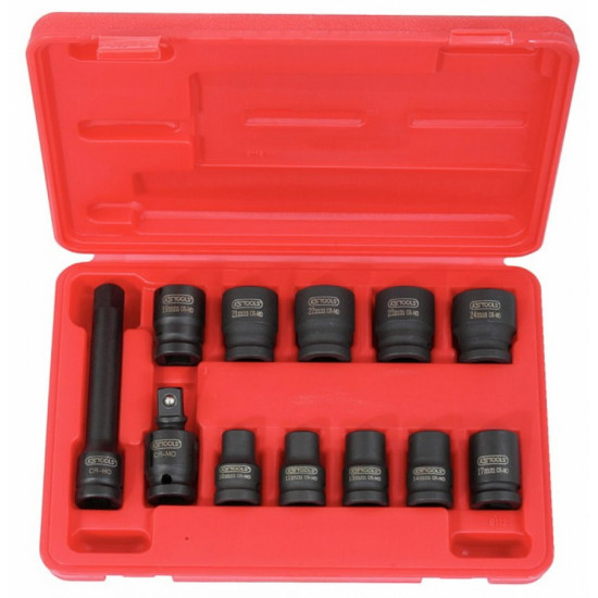 Triecienmuciņu komplekts 1/2´´, 10-24 mm, 12 gab., KS Tools