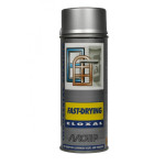 Aerosols Eloxal spray Sudraba 400ml, Motip