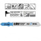 Figūrzāģa asmeņi metālam 50x1,2mm Z21TPI HSS 5 gab., CMT
