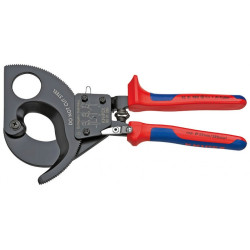 Kabeļu grieznes ar spēka mehānismu Cu + Al, DR Ø52mm/380mm², Knipex