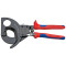 Kabeļu grieznes ar spēka mehānismu Cu + Al, DR Ø52mm/380mm², Knipex