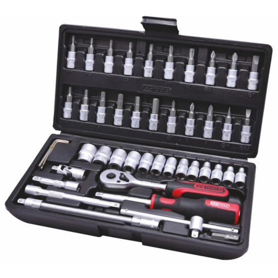 Muciņu komplekts 1/4´´ CLASSIC, 48 gab., KS Tools