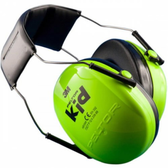 Austiņas Peltor Kid SNR 27dB, zaļas, 3M