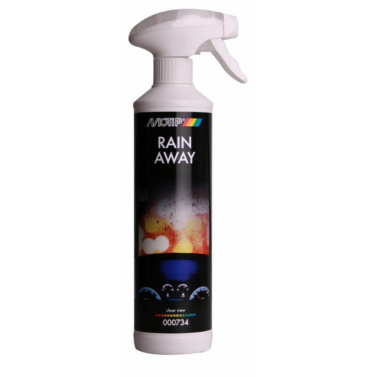 Ūdeni atgrūdošs līdzeklis Rain Away 500ml, Motip