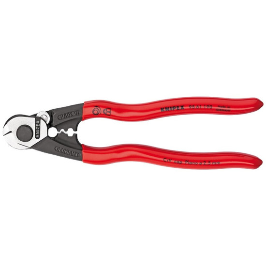 Knaibles trosēm Ø6 mm 190 mm, Knipex