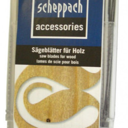 Universāls zāģa asmeņu komplekts kokam, 60 gab. SD 1600V, Scheppach