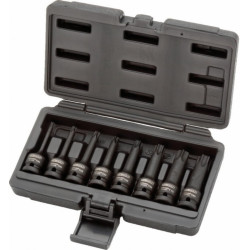 Triecienmuciņu komplekts TORX 1/2´´, T30-T80, 8 gab., KS Tools