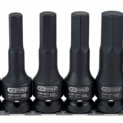 Triecienmuciņu seškanšu komplekts 8-19mm 1/2" 6-gab, KS Tools