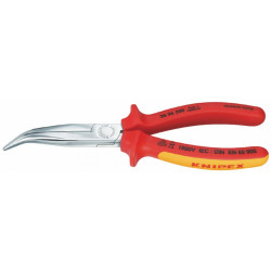 Plakanknaibles ar smailiem noliektiem galiem, pagarinātas 20 200mm, Knipex