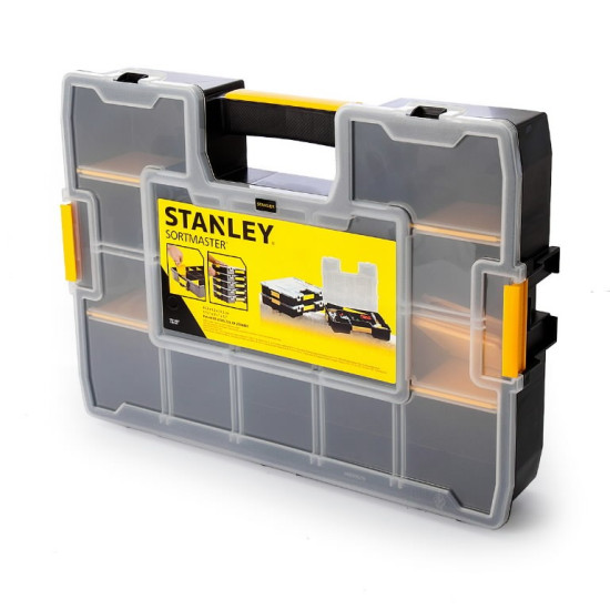 Detaļu kaste L ar izņemamiem stapsienu nodalījumiem, Stanley