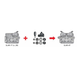 Komplekts 2 ruļļu pārbuvei par 4 ruļļu piedziņu 1.0/1.2mm, Böhler Welding