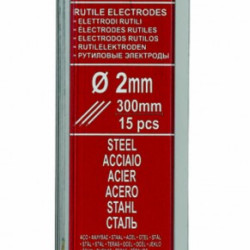 Metināšanas elektrodi Rutile 2,5x300mm (15gab/pak), Telwin