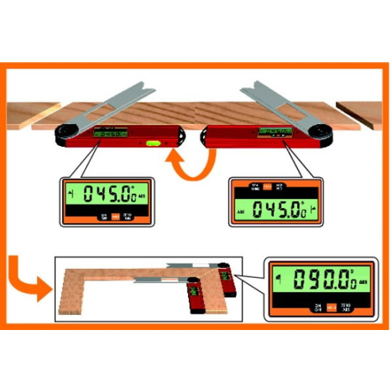Digitālais leņķmērs DAF-001 DAF-001, CMT
