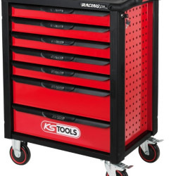 Instrumentu ratiņi RACINGline, 7 atvilktnes, KS Tools