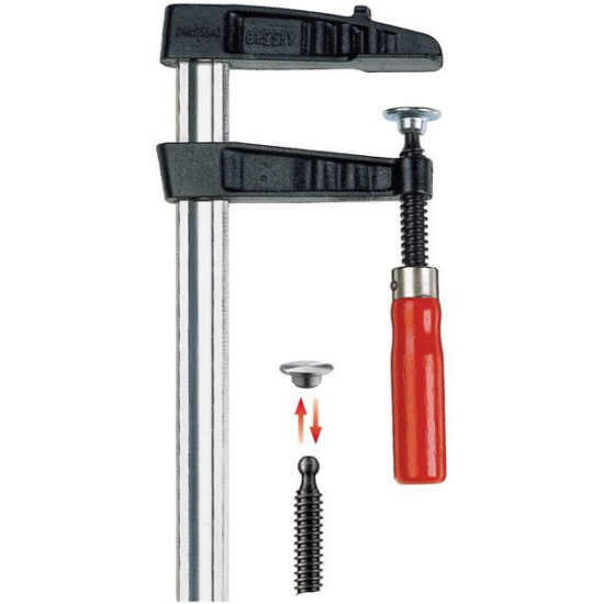 Spīles non-slip TGK 2500x120mm, Bessey