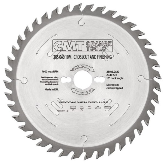 Zāģripa HM 260x2,8x30 Z48 10ATB, CMT