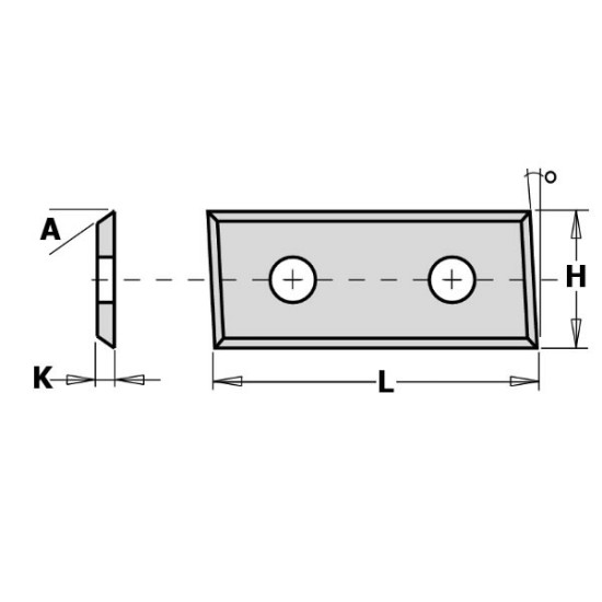 Rezerves nazis 28.3X12X1.5 RH, CMT