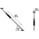 Teleskopisks ģipškartona statnis ST 750-1250mm 60kg, Bessey
