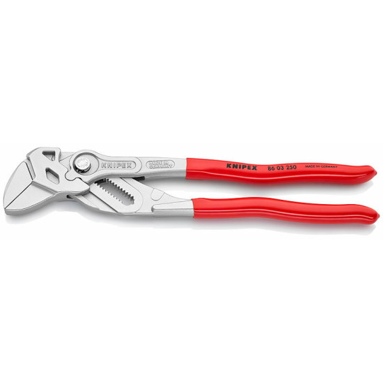 Uzgriežņu stangas (gludas) 250mm, HEX 46mm, Knipex