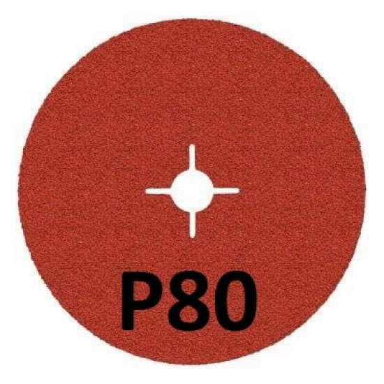 Šķiedras disks INOX 987C Cubitron II 125mm P80+, 3M