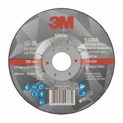 Slīpdisks Silver T27 Ceramic 125x7/22,23mm, 3M