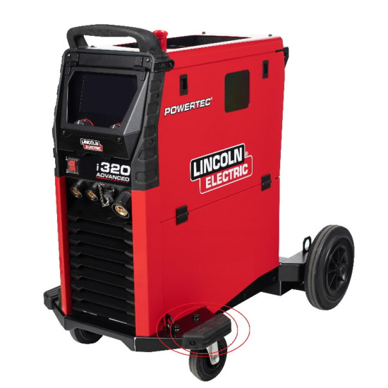 Gumijas aizsargu komplekts Powertec i250C/i320C, Lincoln Electric