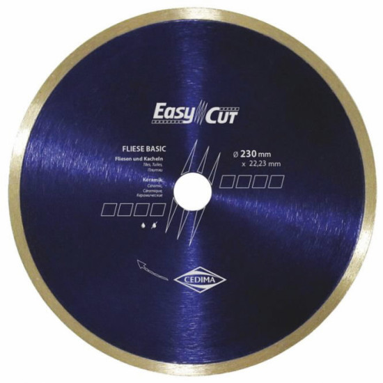 Dimanta griezējdisks Fliese Basic 125x1,5/22,23mm, Cedima
