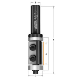 Frēzes asmens Z2 S=12 D= 19X50X110, CMT
