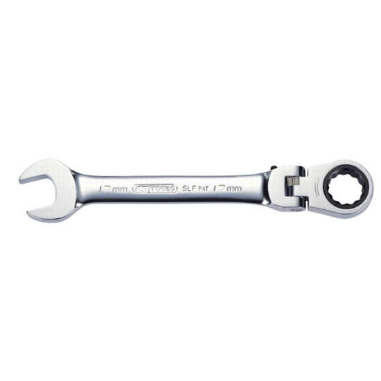 Fiksējama sprūdatslēga ar lokano galvu GEAR+ 14mm, KS Tools