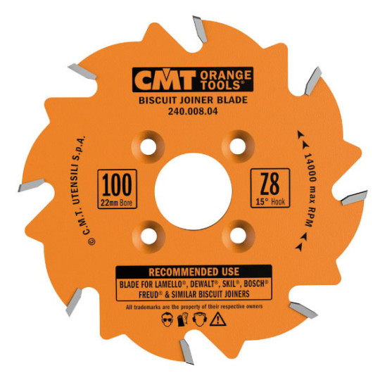 Zāģripa 100X3.96X22 Z8 ATB, CMT