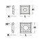 Rezerves nazis 12X12X1.5 35°, CMT