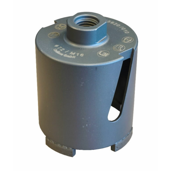 Dimanta kroņurbis M16 UL 72mm DS-72, Cedima