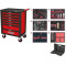Instrumentu ratiņi RACINGline, 7 atvilktnes +598gab. kompl., KS Tools