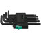 L-seškanšu komplekts Torx TX 967PKL/9, Wera